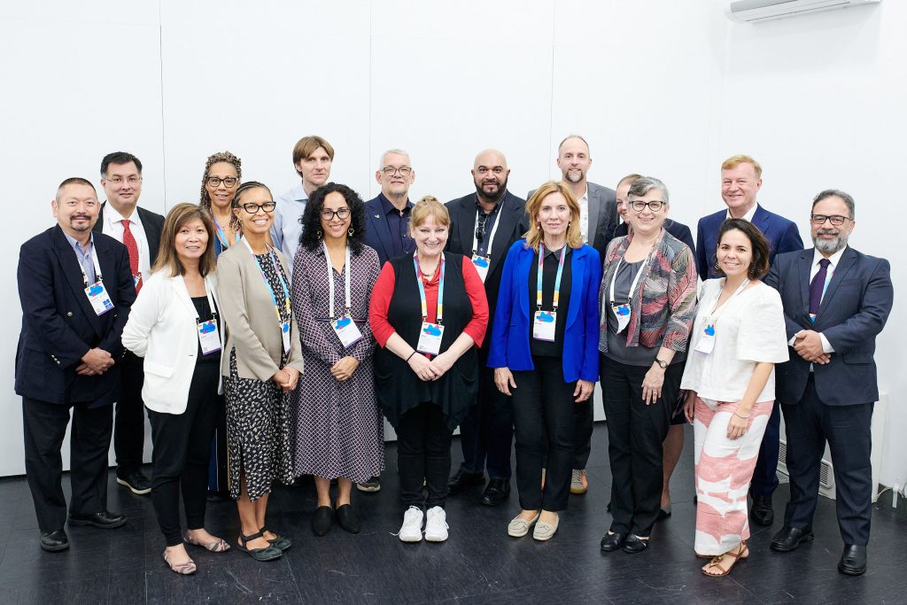 Photo of the NIEA Meeting Attendees at the EAIE 2022 conference in Barcelona.